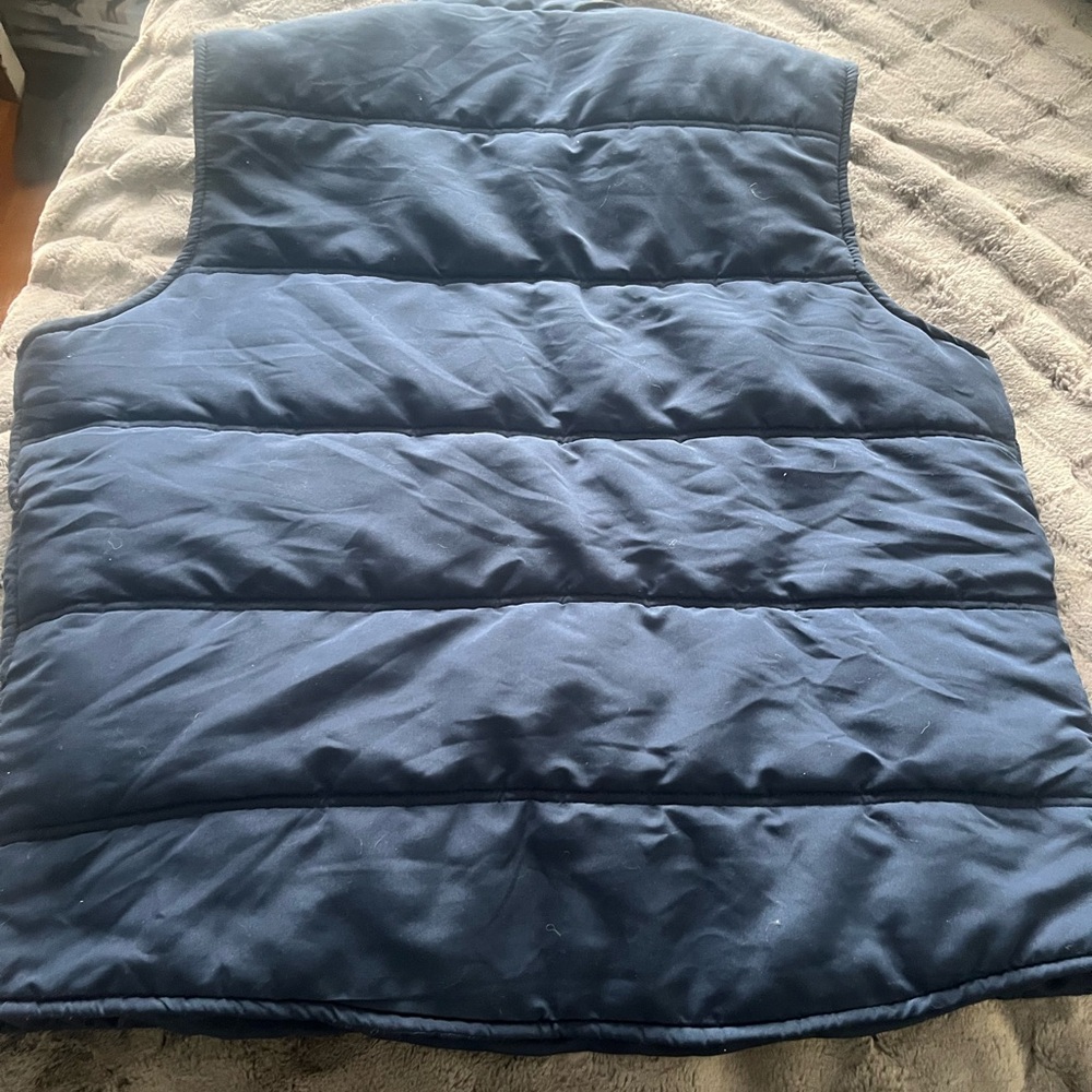 Coleman Men's Navy Quilted Insulated Work Vest - Picture 2 of 3